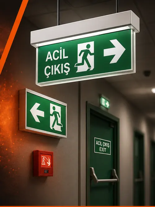 Acil Çıkış Levhaları Satış ve Montaj